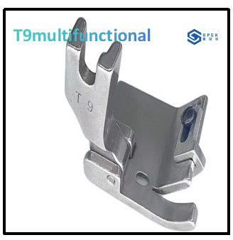 T9 Universal Press Foot có thể điều chỉnh cạnh cuộn, gấp và bọc cạnh 3 trong một chân áp dụng đa chức năng