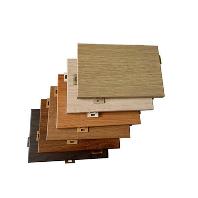 Bảng nhôm hình gỗ âm thanh cho cửa văn phòng và hệ thống tường