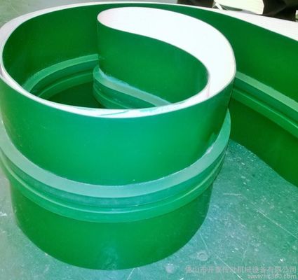 Băng tải PVC PVC màu xanh lá cây