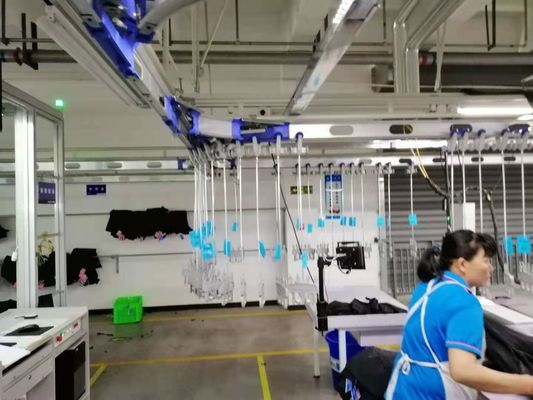 Băng tải Veirical Hệ thống lưu trữ thủ công Hệ thống treo hàng may mặc Nhiều lớp