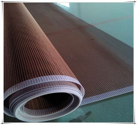 Băng tải máy sấy UV lưới  màu nâu đen cho mực UV keo UV