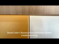 Fluorocarbon Aluminium Veneer cho mặt tiền tòa nhà